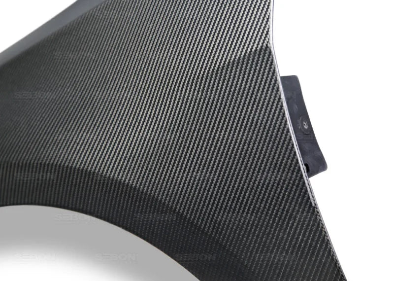 Seibon 2012+ Volkswagen Golf MK7 OE-Style Carbon Fiber Fenders (pair) - Back View