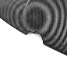 Load image into Gallery viewer, Seibon 2012+ Volkswagen Golf MK7 TM-Style Carbon Fiber Hood - Back View