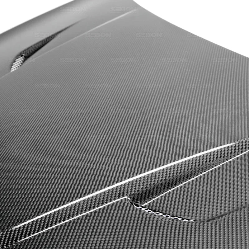Seibon 2012+ Volkswagen Golf MK7 TM-Style Carbon Fiber Hood - Installation View
