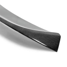 Load image into Gallery viewer, Seibon 2012+ Volkswagen Golf MK7 TT-Style Carbon Fiber Rear Spoiler - Installation View