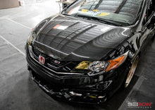 Load image into Gallery viewer, Seibon 2014+ Honda Civic OEM Style Carbon Fiber Hood - Installation View