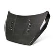 Load image into Gallery viewer, Seibon 2015-2016 Ford Focus RS Carbon Fiber Hood - Back View