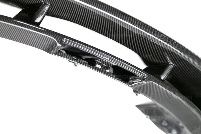 Seibon 2015-2017 Ford Focus ST/RS Hatchback Carbon Fiber Rear Spoiler (3rd Brake Light Not Included) - Main Product View