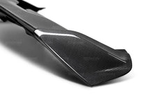 Load image into Gallery viewer, Seibon 2015-2017 Ford Focus ST/RS Hatchback Carbon Fiber Rear Spoiler (3rd Brake Light Not Included) - Side View
