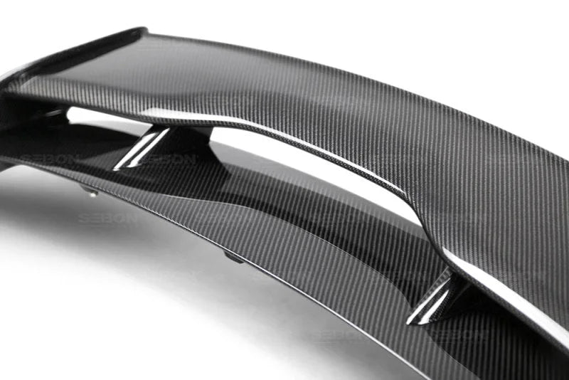 Seibon 2015-2017 Ford Focus ST/RS Hatchback Carbon Fiber Rear Spoiler (3rd Brake Light Not Included) - Additional View 6