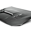 Load image into Gallery viewer, Seibon 2015 Subaru Impreza WRX/STI CW Style Carbon Fiber Hood - Main Product View