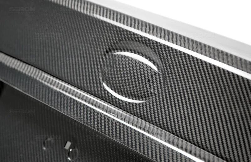 Seibon 2015+ Subaru Impreza WRX/STI OEM Carbon Fiber Trunk Lid - Installation View
