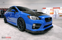 Load image into Gallery viewer, Seibon 2015+ Subaru STI/WRX MB3-Style Carbon Fiber Front Lip - Side View