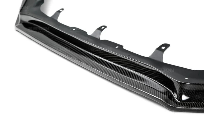 Seibon 2015+ Subaru STI/WRX MB3-Style Carbon Fiber Front Lip - Back View