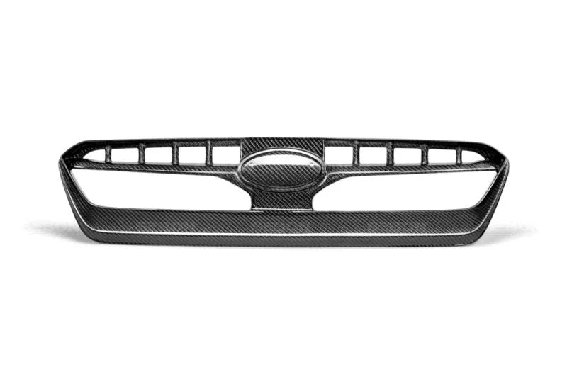 Seibon 2015 Subaru WRX OEM Carbon Fiber Front Grill - Installation View