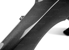 Load image into Gallery viewer, Seibon 2015 Subaru WRX/STi OE-Style Carbon Fiber Fenders - Back View