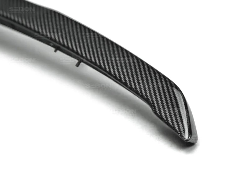 Seibon 2015 Subaru WRX/STi OEM Style Carbon Fiber Rear Spoiler - Back View