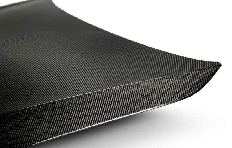 Seibon 2015 VW Golf/GTI OEM Carbon Fiber Hood - Installation View