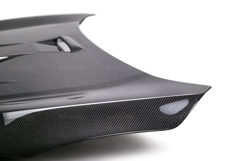 Seibon 2016-2017 Honda Civic Coupe/Sedan/Hatchback MR-Style Carbon Fiber Hood - Additional View 6