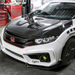 Load image into Gallery viewer, Seibon 2016-2017 Honda Civic Coupe/Sedan/Hatchback MR-Style Carbon Fiber Hood - Additional View 7