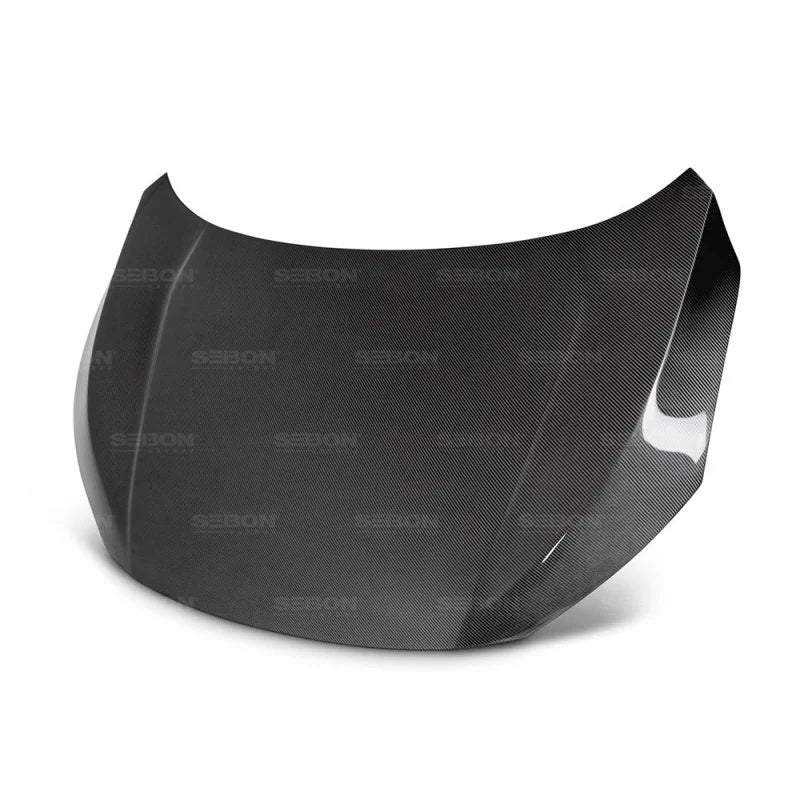 Seibon 2016-2017 Honda Civic Coupe/Sedan/Hatchback OEM Style Carbon Fiber Hood - Main Product View