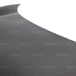 Load image into Gallery viewer, Seibon 2016-2017 Honda Civic Coupe/Sedan/Hatchback OEM Style Carbon Fiber Hood - Side View