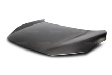 Load image into Gallery viewer, Seibon 2016-2017 Honda Civic Coupe/Sedan/Hatchback OEM Style Carbon Fiber Hood - Back View