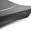 Load image into Gallery viewer, Seibon 2016-2017 Honda Civic Coupe/Sedan/Hatchback OEM Style Carbon Fiber Hood - Installation View