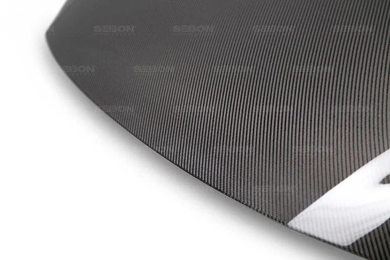 Seibon 2016-2017 Honda Civic Coupe/Sedan/Hatchback OEM Style Carbon Fiber Hood - Additional View 5