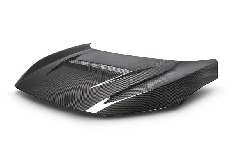 Seibon 2016-2017 Honda Civic Coupe/Sedan/Hatchback VS-Style Carbon Fiber Hood - Side View
