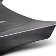 Load image into Gallery viewer, Seibon 2016-2017 Honda Civic Coupe/Sedan/Hatchback VS-Style Carbon Fiber Hood - Back View