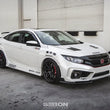 Load image into Gallery viewer, Seibon 2016-2018 Honda Civic Coupe/Sedan/Hatchback TS-Style Carbon Fiber Hood - Back View