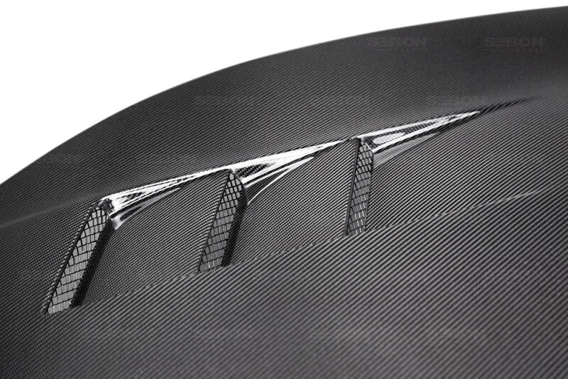 Seibon 2016-2018 Honda Civic Coupe/Sedan/Hatchback TS-Style Carbon Fiber Hood - Additional View 5