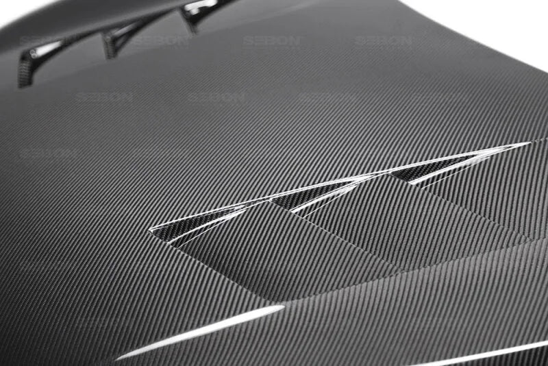 Seibon 2016-2018 Honda Civic Coupe/Sedan/Hatchback TS-Style Carbon Fiber Hood - Additional View 6
