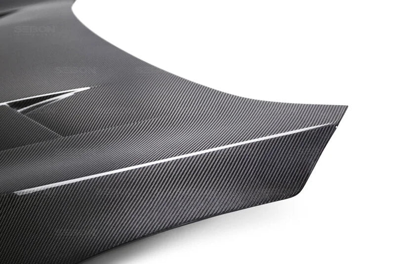 Seibon 2016-2018 Honda Civic Coupe/Sedan/Hatchback TS-Style Carbon Fiber Hood - Additional View 7