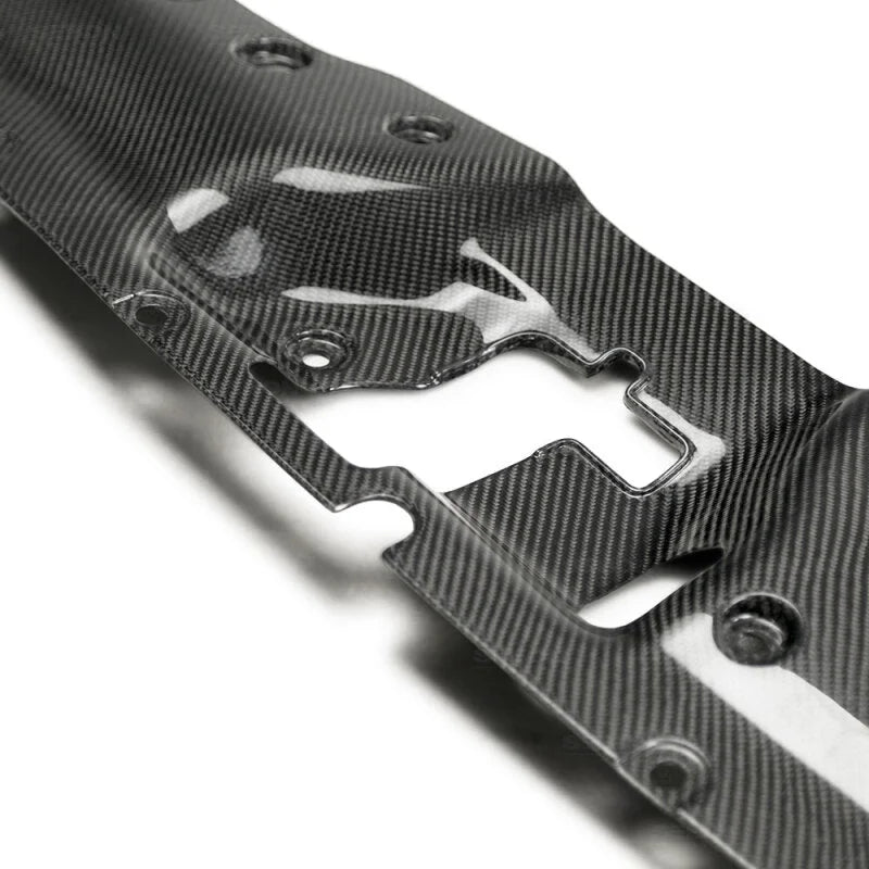 Seibon 2017-2018 Honda Civic Type-R FK8 Carbon Fiber Cooling Plate - Installation View