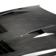 Load image into Gallery viewer, Seibon 2017-2018 Nissan GTR R35 GTII-Style Carbon Fiber Hood - Installation View