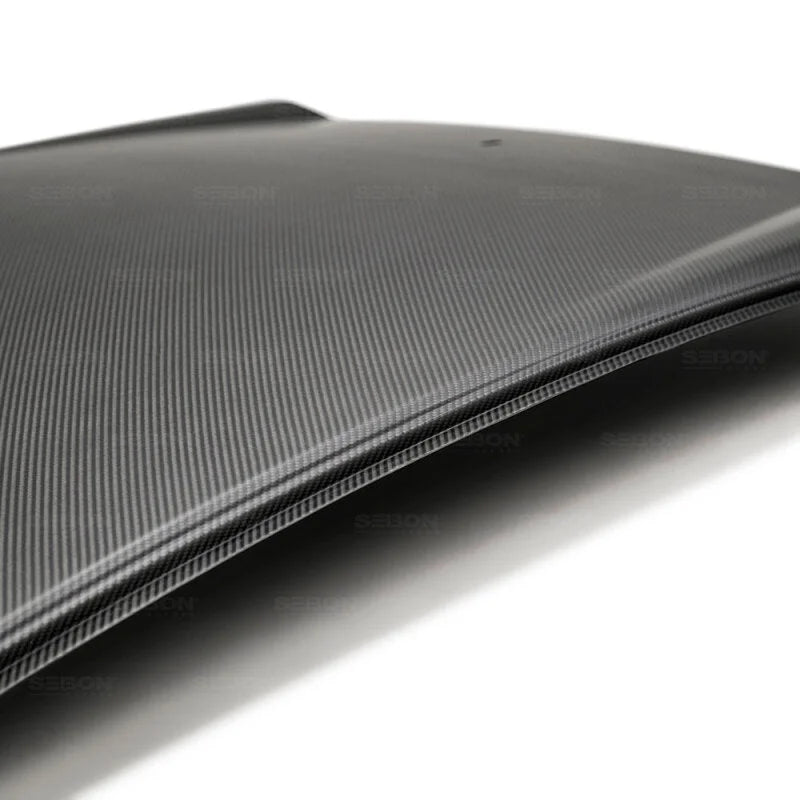 Seibon 2017 Honda Civic Type-R Dry Carbon Fiber Roof - Installation View