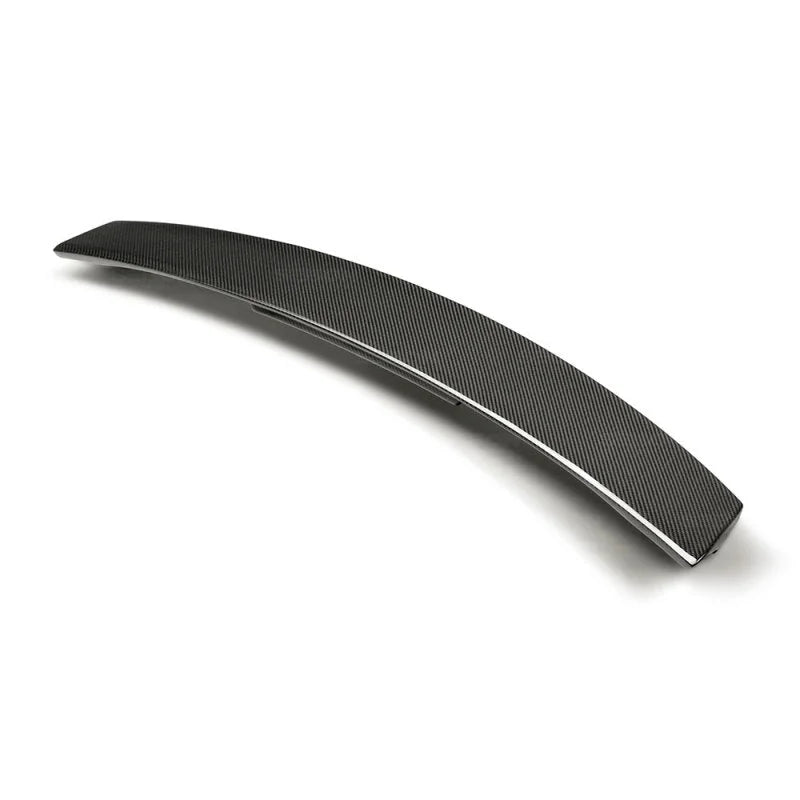 Seibon 2017 Honda Civic Type-R Gloss Carbon Fiber Tailgate Middle Spoiler - Side View