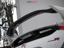 Load image into Gallery viewer, Seibon 2017 Honda Civic Type-R OE Carbon Fiber Rear Center Spoiler - Back View