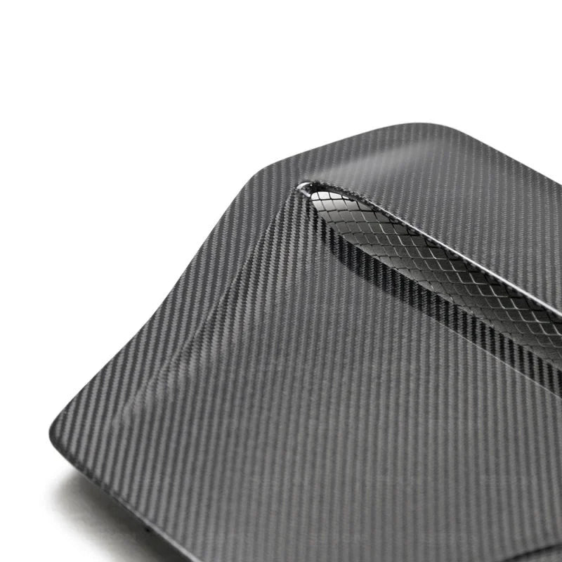 Seibon 2017+ Honda Civic Type R OE-Style Carbon Fiber Hood Scoop - Main Product View