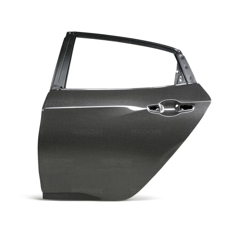 Seibon 2017 Honda Civic Type-R OE Style Gloss Carbon Fiber Rear Doors - Main Product View