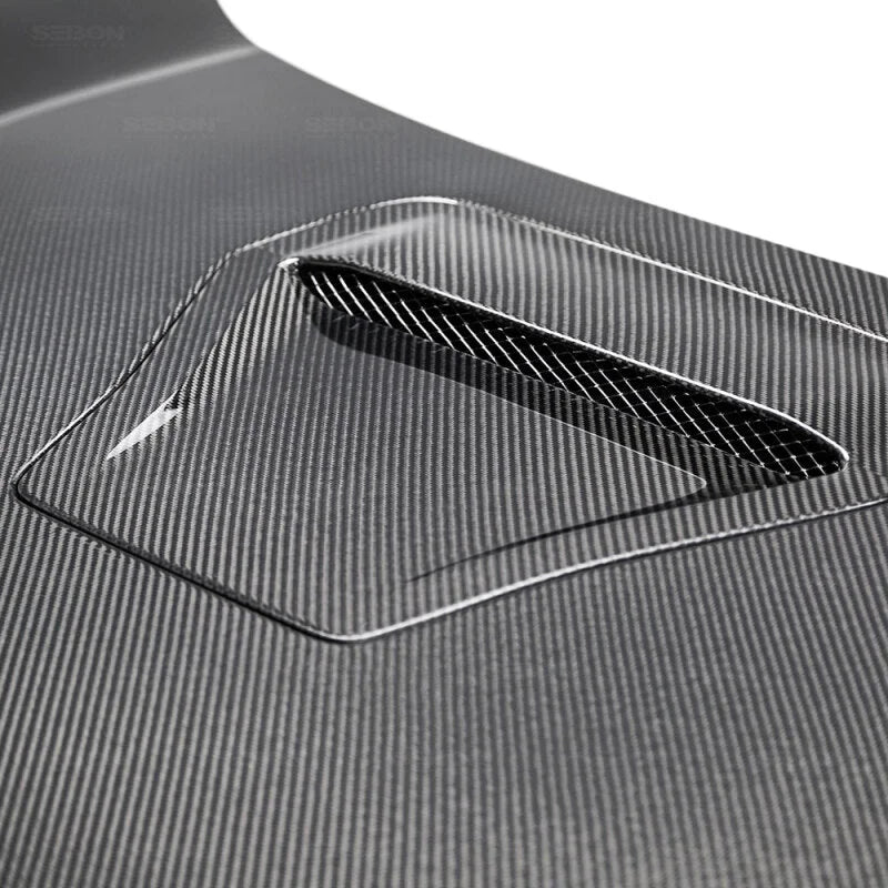Seibon 2017 Honda Civic Type R OEM Carbon Fiber Hood - Additional View 6