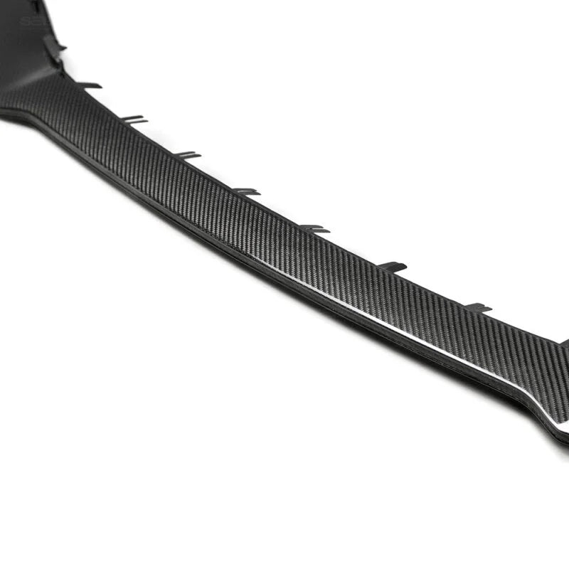 Seibon 2017 Honda Civic Type R OEM-Style Carbon Fiber Lip - Installation View