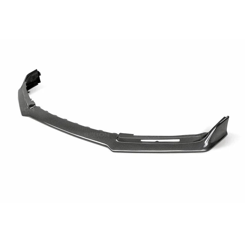 Seibon 2017 Honda Civic Type-R TA-Style Gloss Carbon Fiber Front Bumper Lip - Main Product View