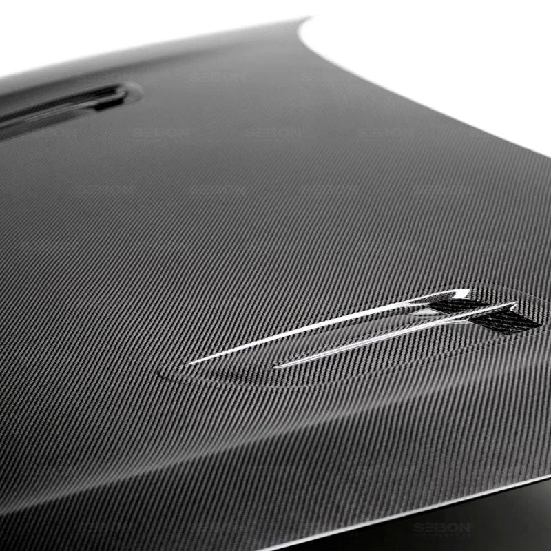 Seibon 2018+ Kia Stinger OE-Style Carbon Fiber Hood - Main Product View
