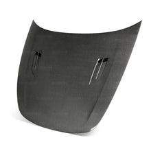 Load image into Gallery viewer, Seibon 2018+ Kia Stinger OE-Style Carbon Fiber Hood - Side View