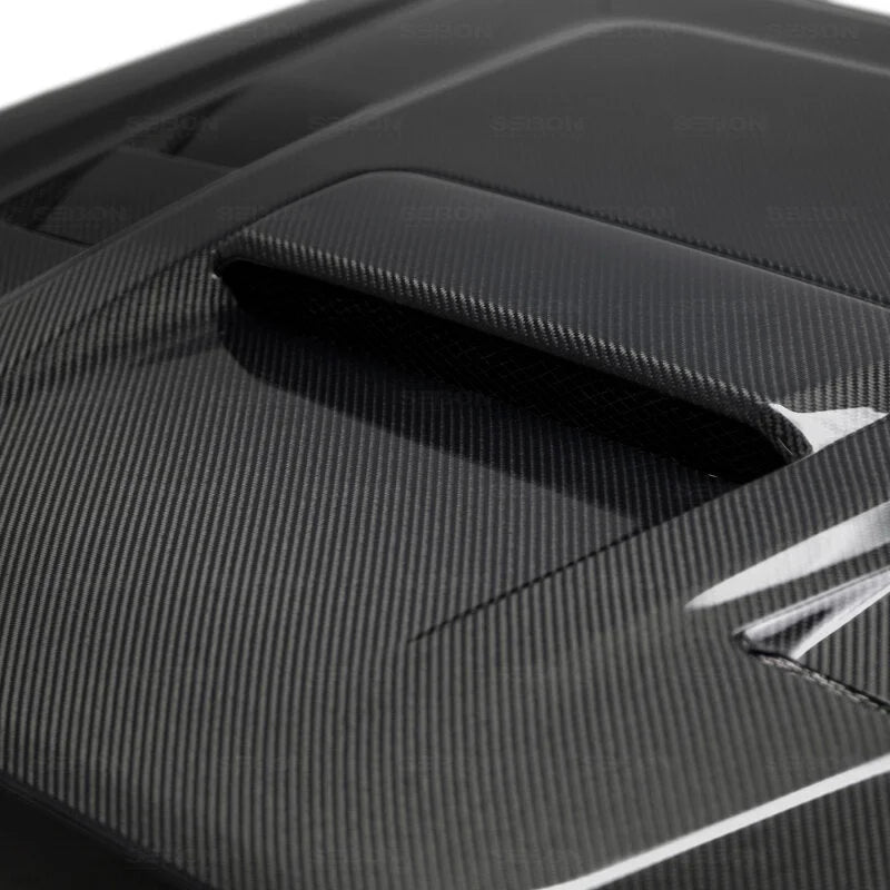 Seibon 2018+ Toyota Tacoma TS-Style Carbon Fiber Hood - Additional View 6