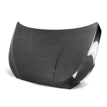 Load image into Gallery viewer, Seibon 2019 Hyundai Veloster OE-Style Carbon Fiber Hood - Side View