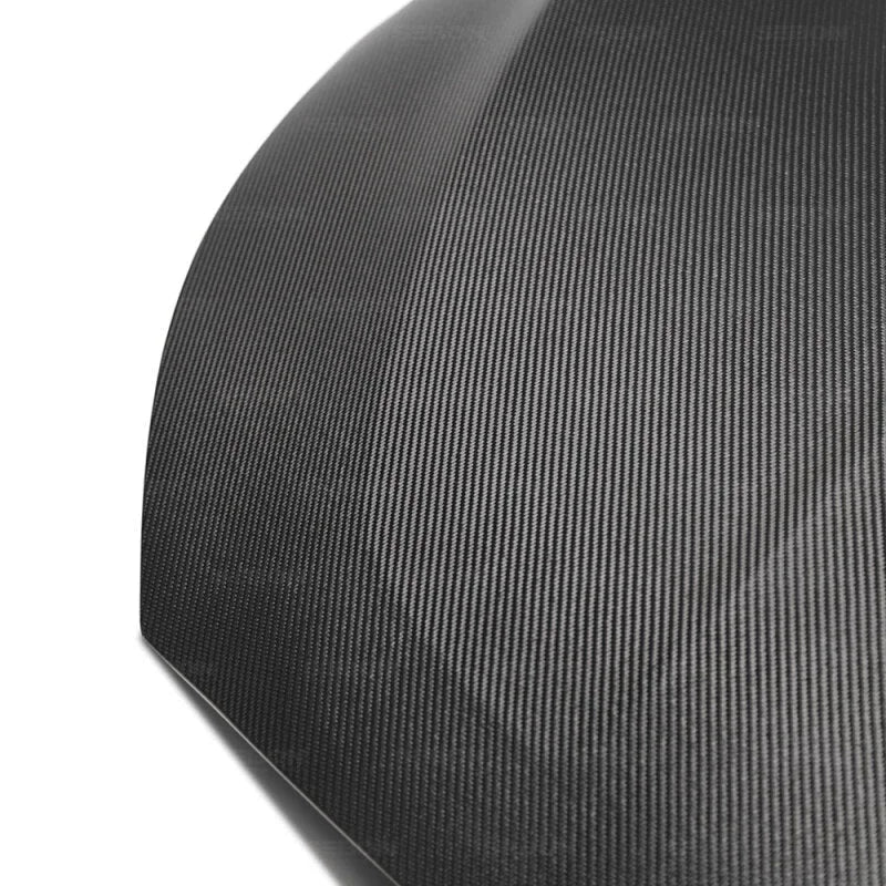 Seibon 2019 Hyundai Veloster OE-Style Carbon Fiber Hood - Back View