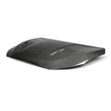 Load image into Gallery viewer, Seibon 2019 Hyundai Veloster TS-Style Carbon Fiber Hood - Back View