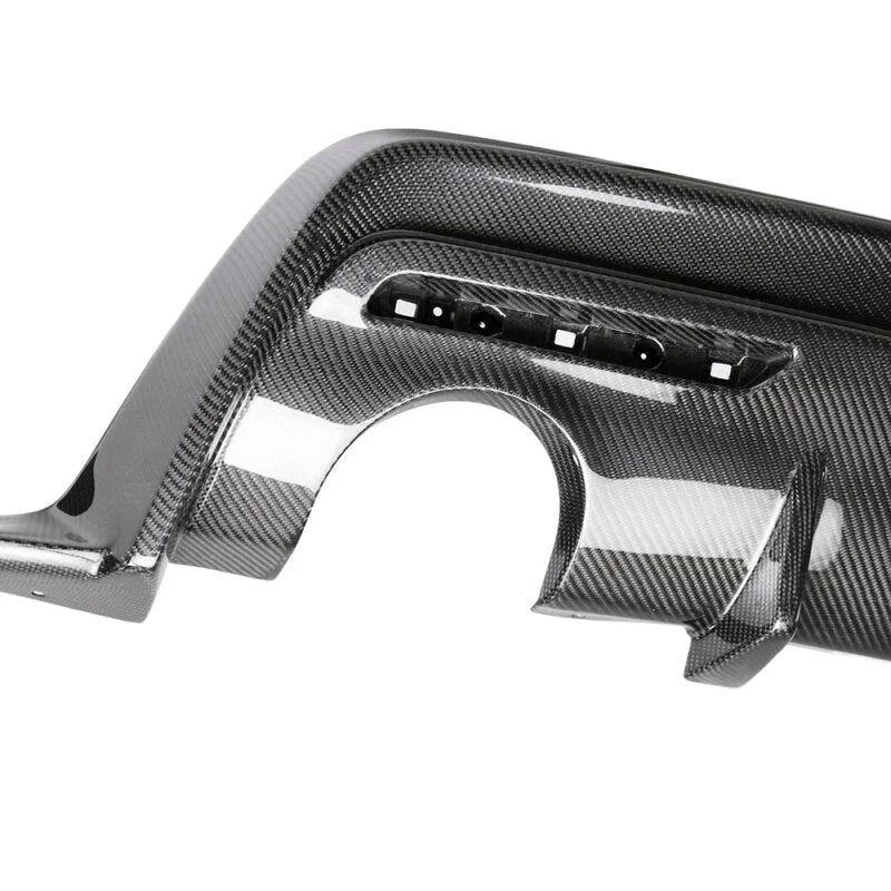 Seibon 2020 Toyota GR Supra Carbon Fiber Rear Diffuser - Side View