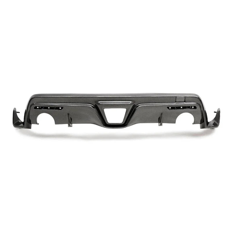 Seibon 2020 Toyota GR Supra Carbon Fiber Rear Diffuser - Back View