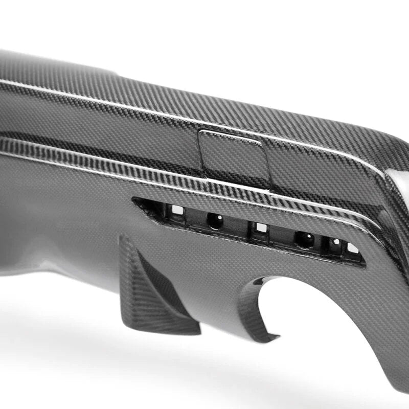Seibon 2020 Toyota GR Supra Carbon Fiber Rear Diffuser - Installation View