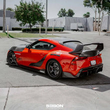 Load image into Gallery viewer, Seibon 2020+ Toyota GR Supra Carbon Fiber Rear Roof Spoiler - Additional View 5